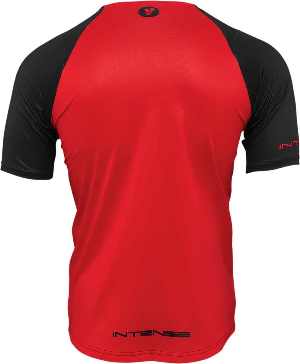 THOR Intense Assist Dart Short-Sleeve Jersey - Black/Red - 2XL 5120-0155