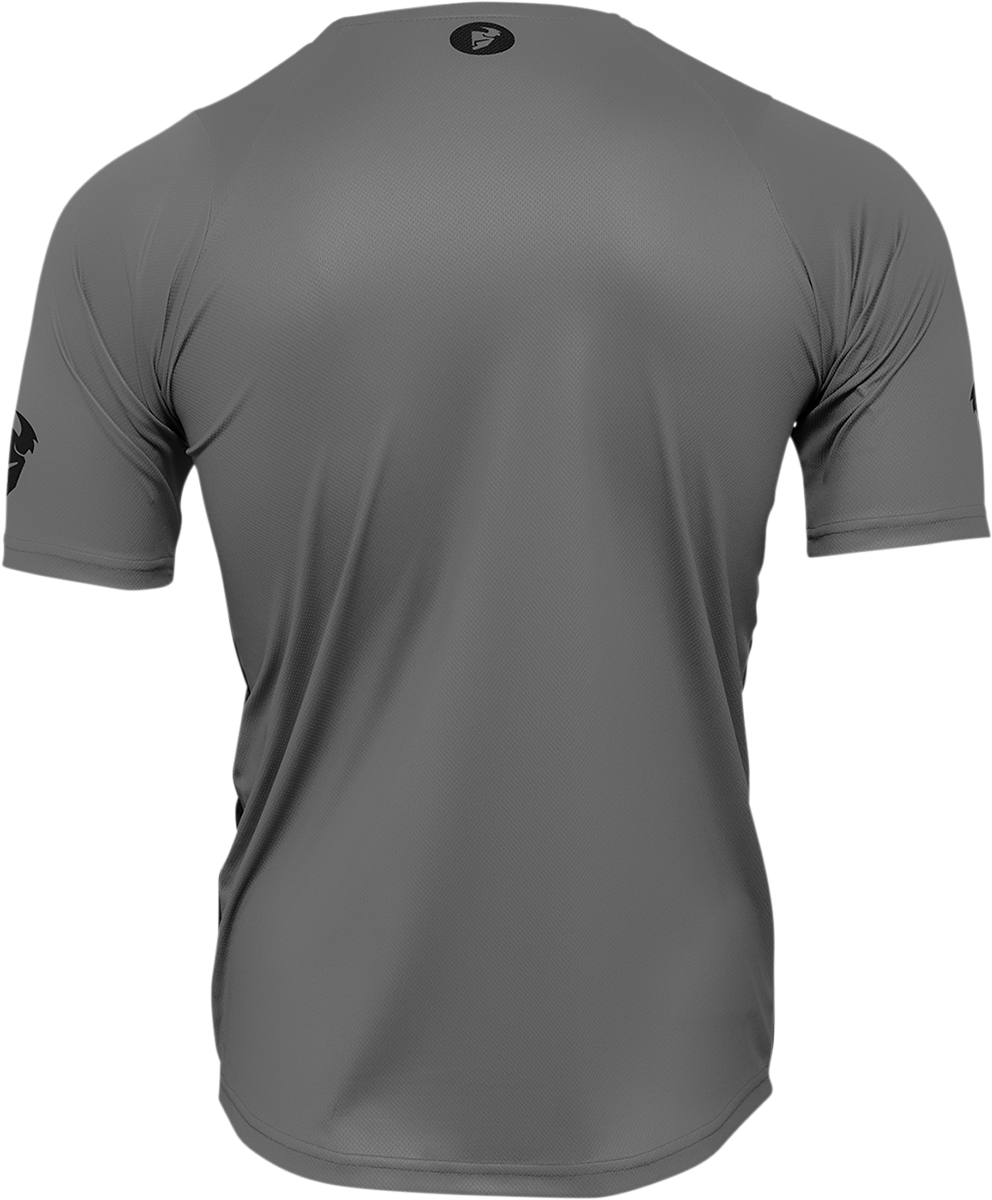 THOR Assist React Short-Sleeve Jersey - Gray/Purple - XL 5120-0178