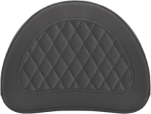SADDLEMEN Sissy Bar Pad - Lattice Stitched - Black - Universal 0513SM