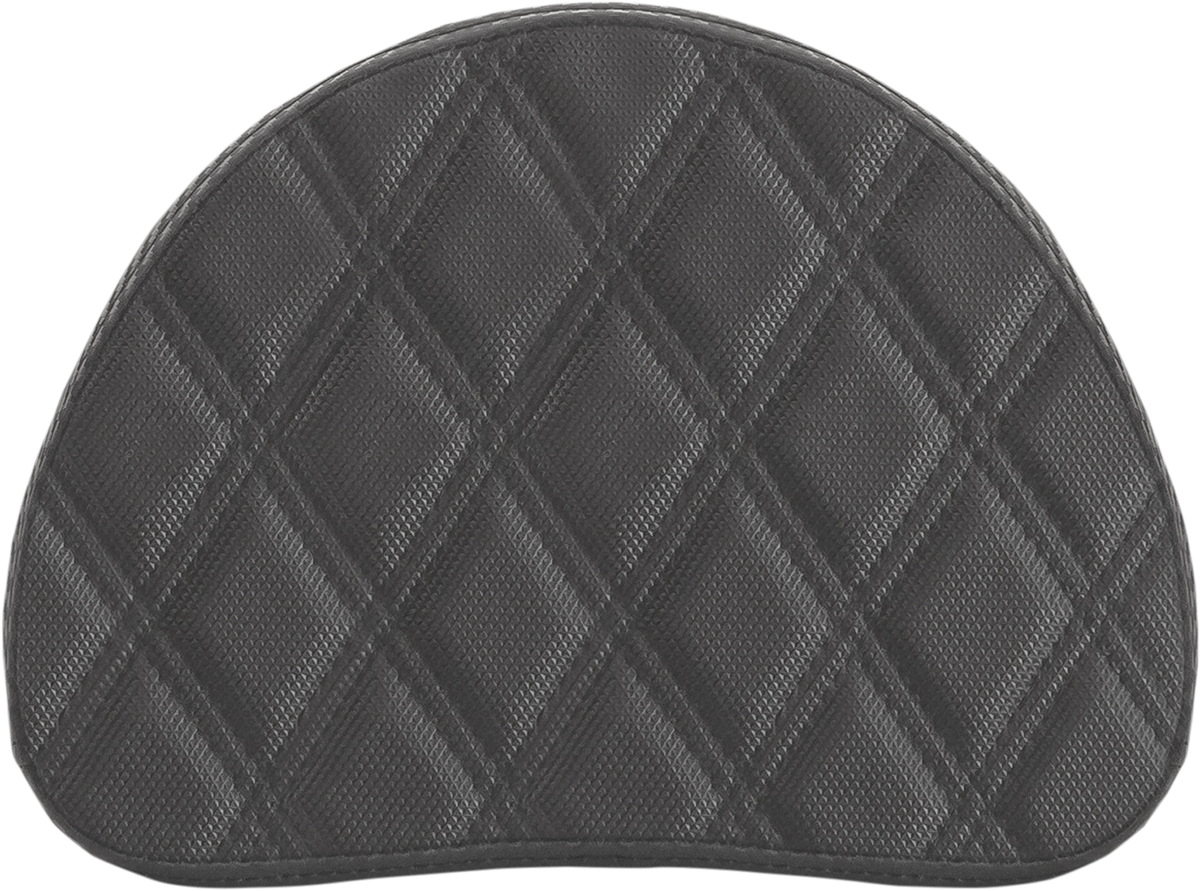 SADDLEMEN Sissy Bar Pad - Lattice Stitched - Black - Universal 0513SDC