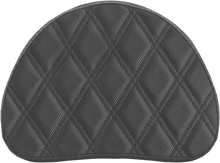 SADDLEMEN Sissy Bar Pad - Lattice Stitched - Black - Universal 0513SDC