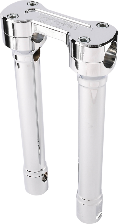 THRASHIN SUPPLY CO. Hole Shot Risers - 10" - Chrome TSC-1010-3