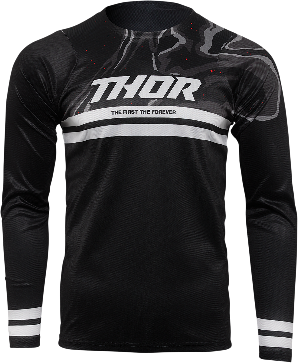 THOR Assist Banger Long-Sleeve Jersey - Black - Small 5120-0187