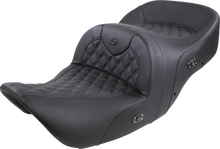 SADDLEMEN Heated Roadsofa™ Seat - Lattice Stitch - w/o Backrest - GL H01-07-182HCT