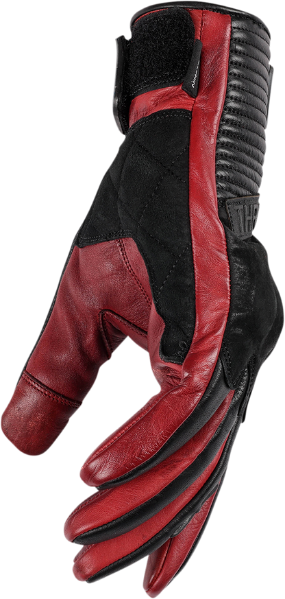 THRASHIN SUPPLY CO. Boxer Gloves - Red - Small TBG-02-08
