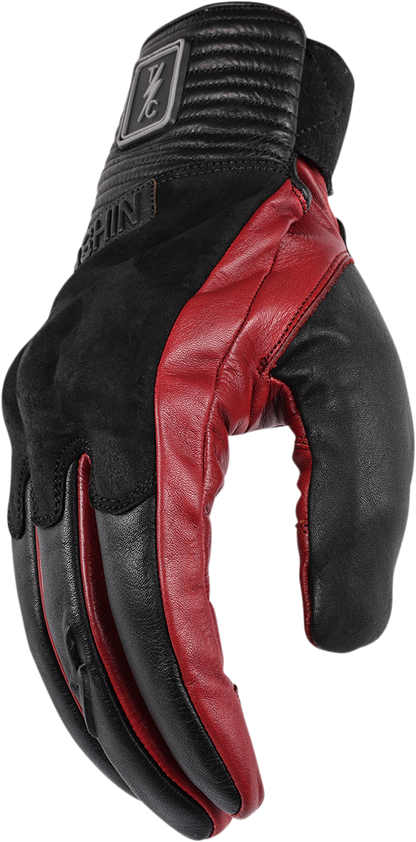 THRASHIN SUPPLY CO. Boxer Gloves - Red - Small TBG-02-08
