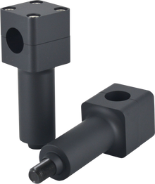 WILD 1 Springer Risers - 4" - Satin Black WO534B