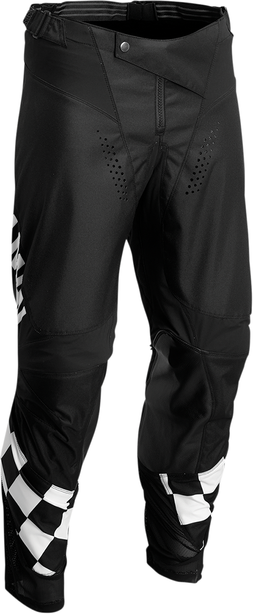 THOR Hallman Differ Cheq Pants - Black/White - US 38 2901-9521