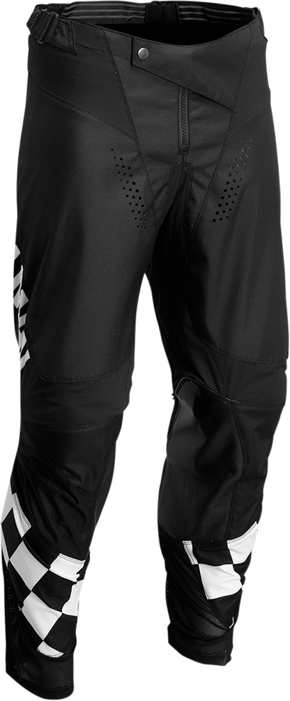 THOR Hallman Differ Cheq Pants - Black/White - US 38 2901-9521