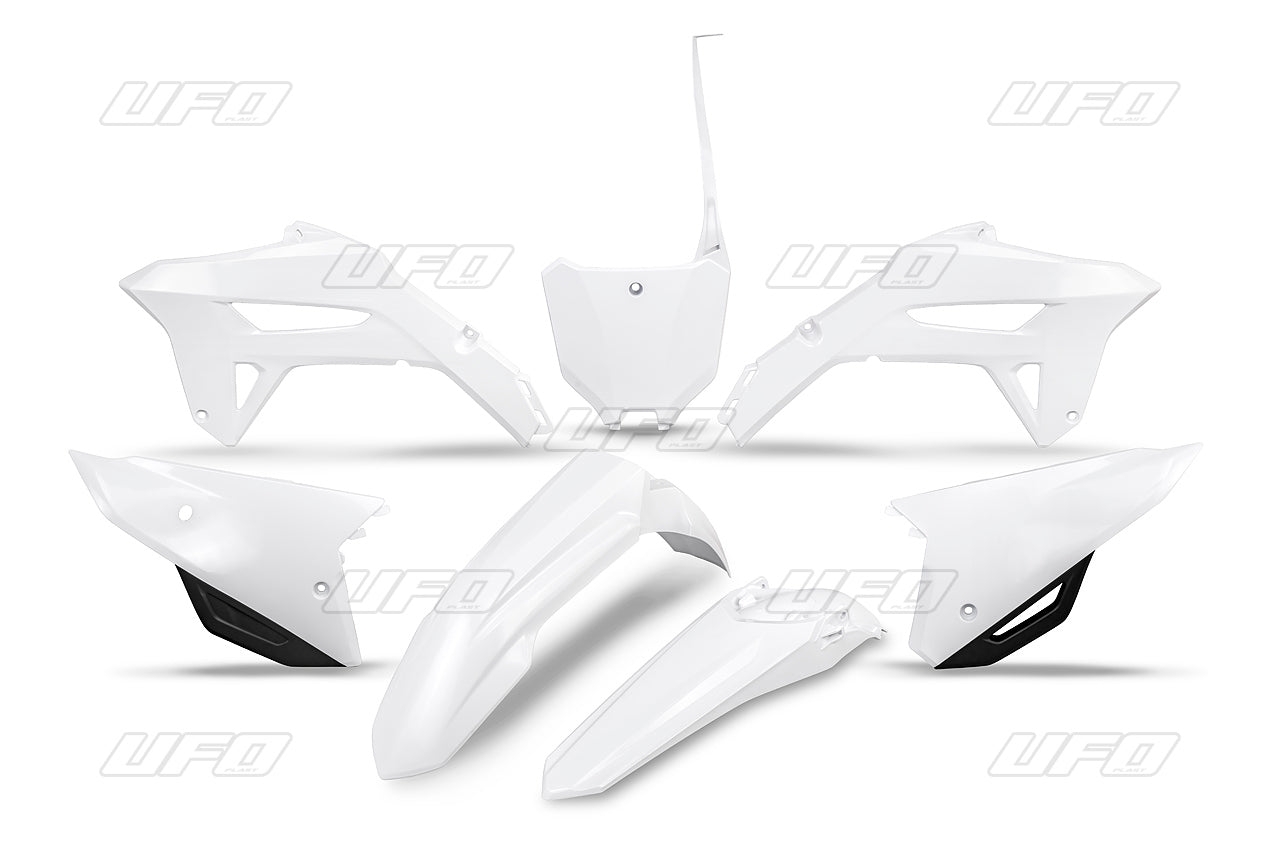 UFO Replacement Body Kit - White/Black - Honda - CRF '21-'24 HOKIT125-041