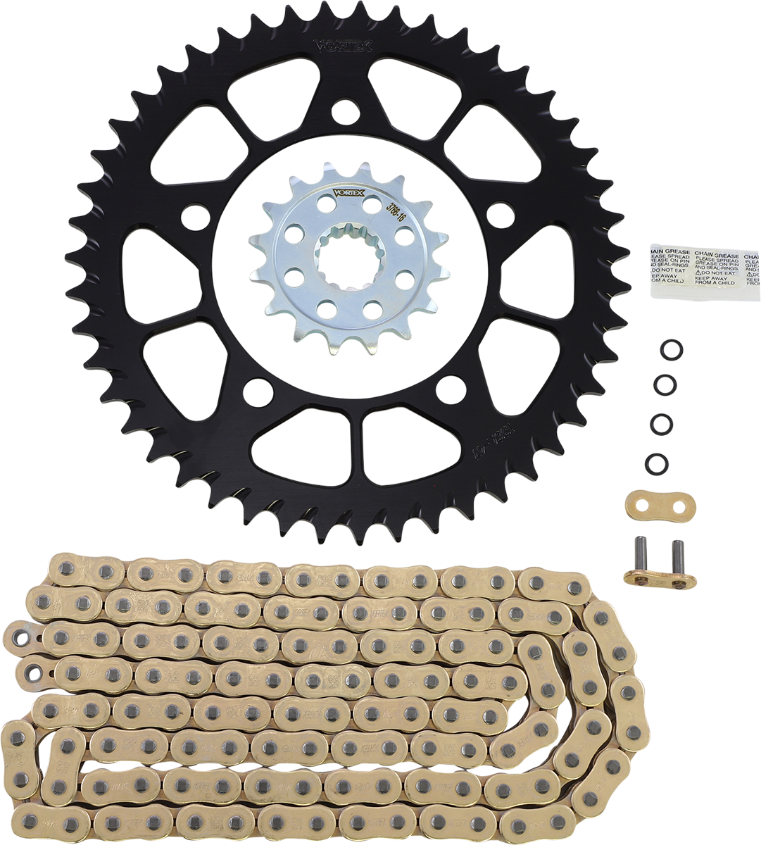 VORTEX Chain and Sprocket Kit - HFRA - Gold - BMW S1000RR CKG7613