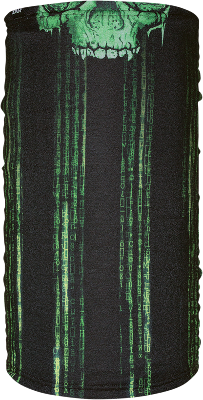 ZAN HEADGEAR Motley Tube® Fleece Lined Tube - Cyber Skull TF452
