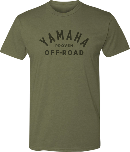 YAMAHA APPAREL Yamaha Proven Off-Road T-Shirt - Olive Green - Medium NP21S-M1800-M