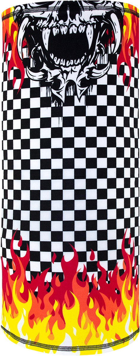 ZAN HEADGEAR Motley Tube® Sportflex® Neck Tube - Checkerd Flames TL450