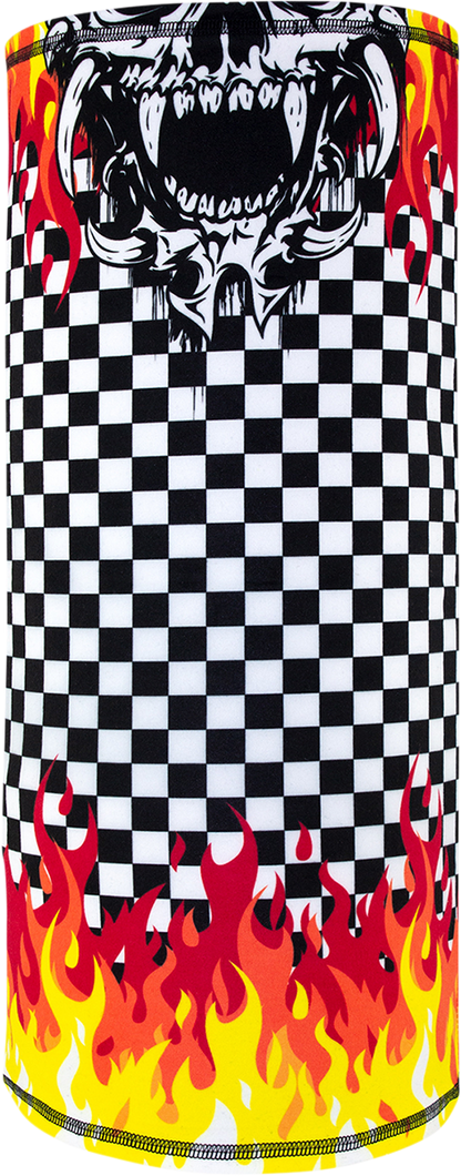 ZAN HEADGEAR Motley Tube® Sportflex® Neck Tube - Checkerd Flames TL450