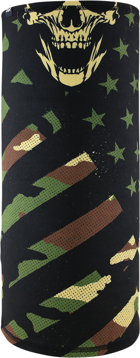 ZAN HEADGEAR Motley Tube® Sportflex® Neck Tube - Patriotic Woodland Camo TL456