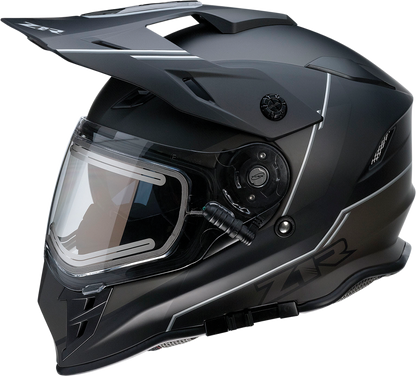 Z1R Range Snow Helmet - Bladestorm - Electric - Dual Pane - Black/White - Small 0101-14048