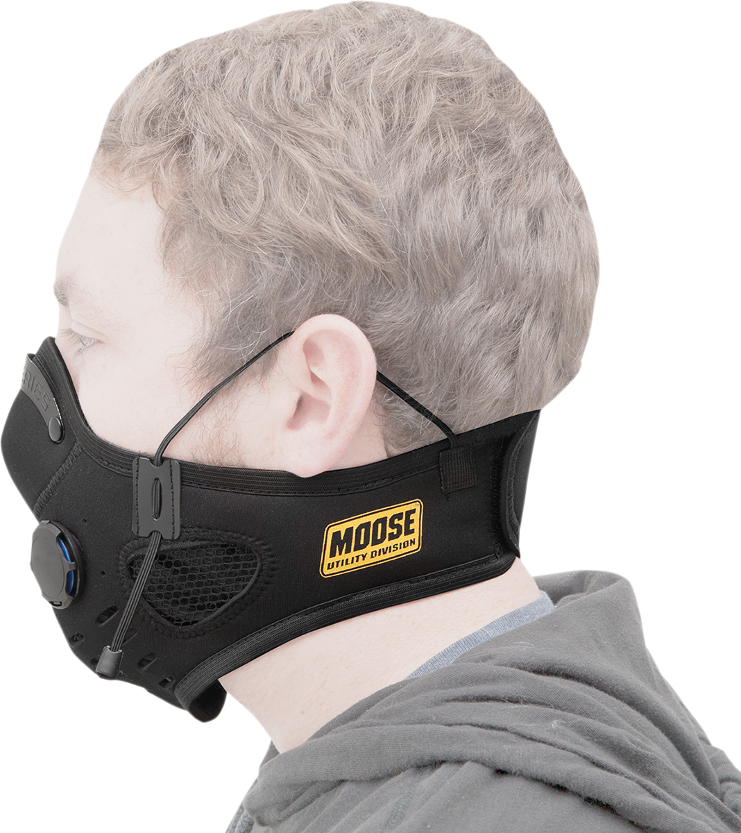 MOOSE OFFROAD Rider Dust Mask - Black MEDMBLK