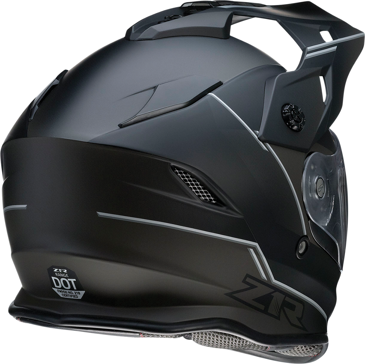Z1R Range Snow Helmet - Bladestorm - Electric - Dual Pane - Black/White - XL 0101-14051