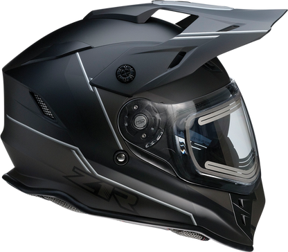 Z1R Range Snow Helmet - Bladestorm - Electric - Dual Pane - Black/White - Medium 0101-14049