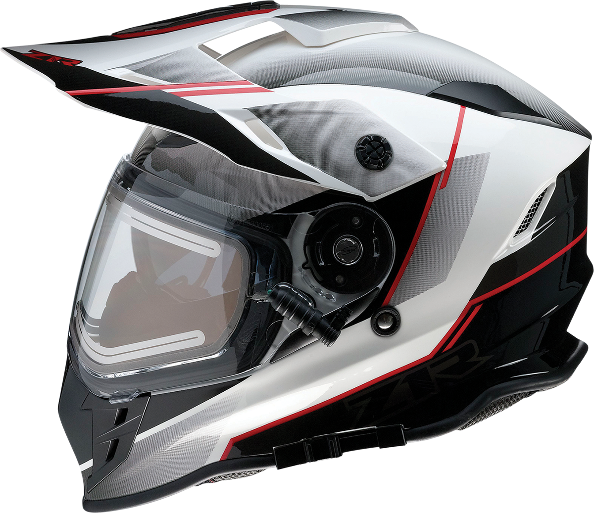 Z1R Range Snow Helmet - Bladestorm - Electric - Dual Pane - Black/Red/White - XS 0101-14053
