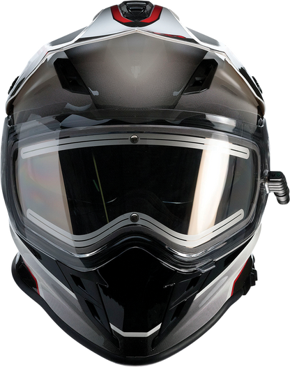 Z1R Range Snow Helmet - Bladestorm - Electric - Dual Pane - Black/Red/White - 2XL 0101-14058