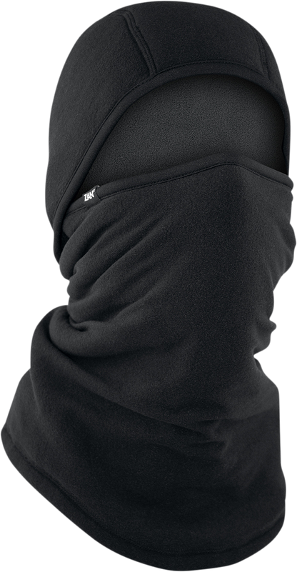 ZAN HEADGEAR SportFlex® Low-Pile Fleece Balaclava - Black WBLL114