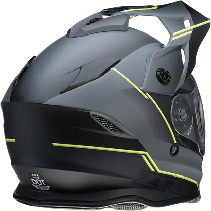 Z1R Range Snow Helmet - Bladestorm - Electric - Dual Pane - Gray/Black/Hi-Viz Yellow - Medium 0101-14067