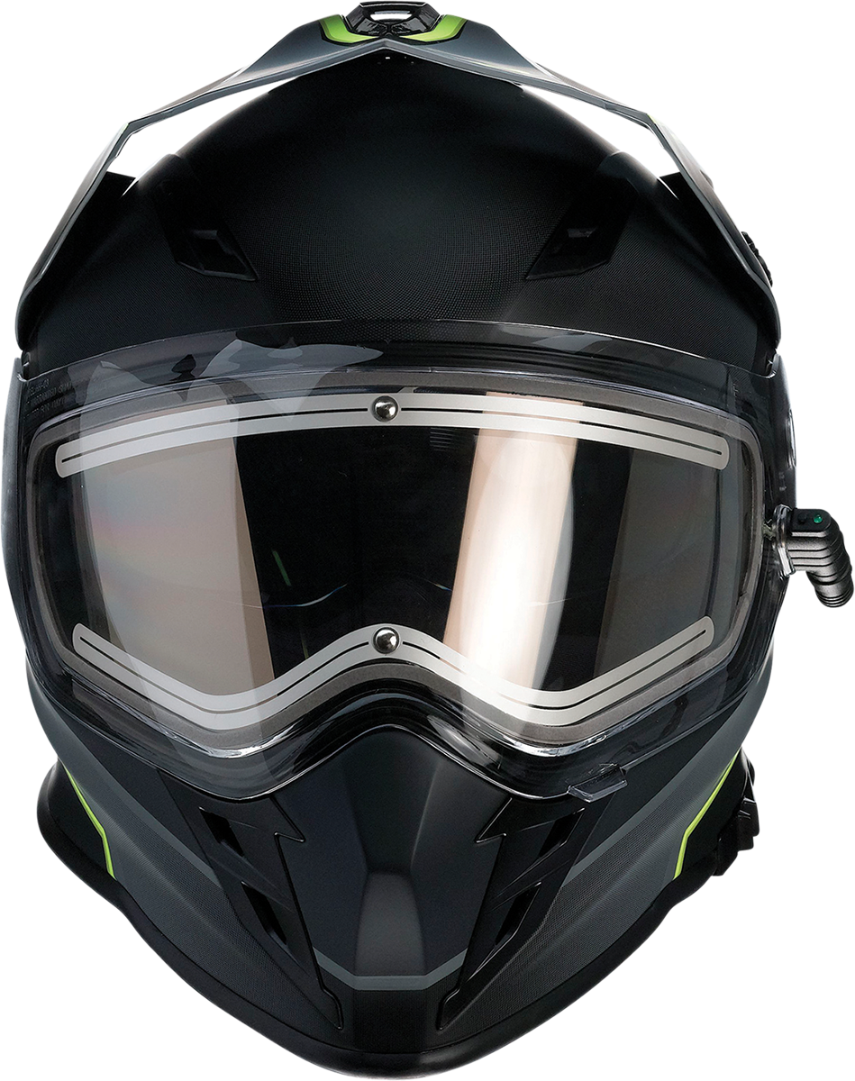 Z1R Range Snow Helmet - Bladestorm - Electric - Dual Pane - Gray/Black/Hi-Viz Yellow - XS 0101-14065