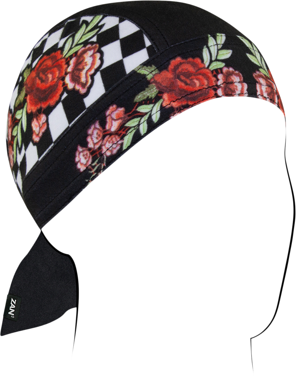 ZAN HEADGEAR Flydanna® SportFlex® - Checkered Floral ZL421