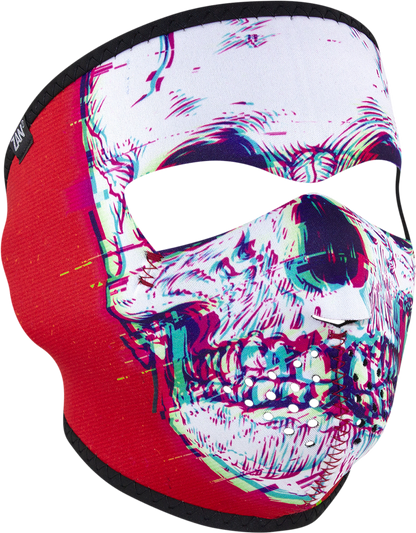 ZAN HEADGEAR Face Mask - Glitch Skull WNFM471