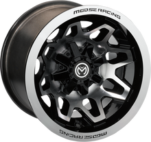 MOOSE OFFROAD Wheel - 416X - Front/Rear - Machined Black - 12x7 - 4/156 - 4+3 416M127156GBMF4