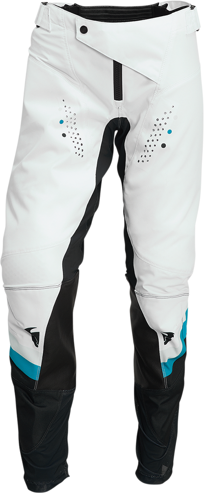 THOR Women's Pulse Rev Pants - White/Midnight - US 9/10 2902-0292