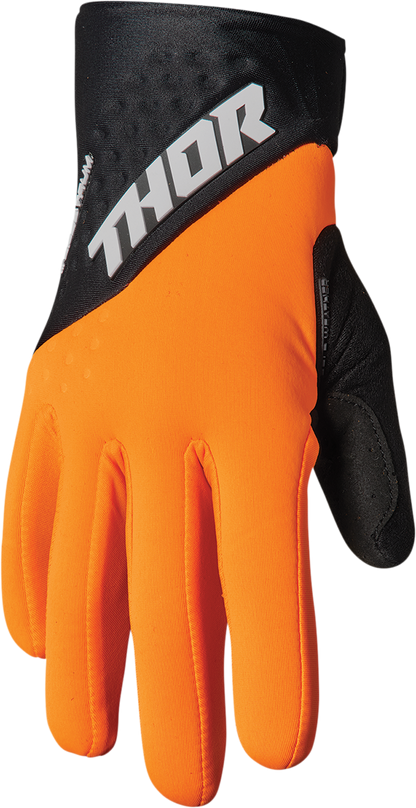 THOR Spectrum Cold Weather Gloves - Orange/Black - Small 3330-6747