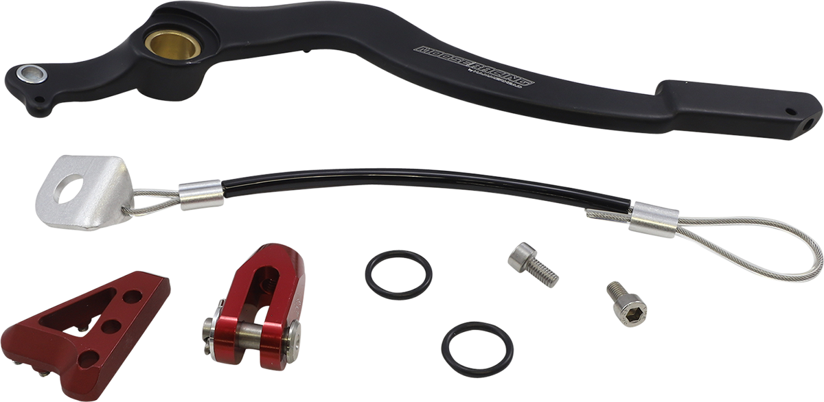 MOOSE OFFROAD Brake Pedal - Red - Honda 82-0109-21-11