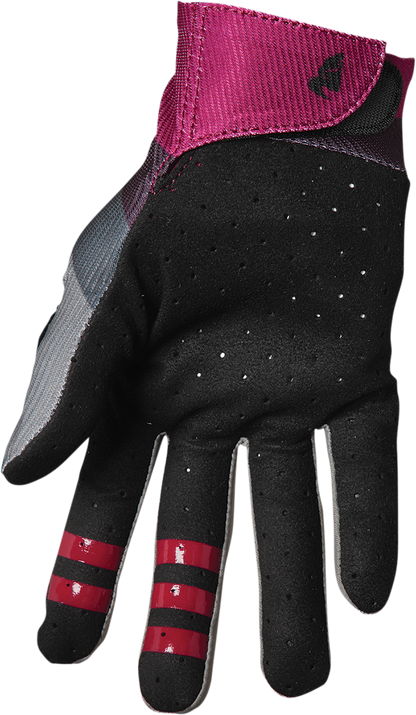 THOR Assist React Gloves - Gray/Purple - Large 3360-0065