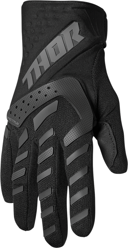 THOR Youth Spectrum Gloves - Black - Large 3332-1596