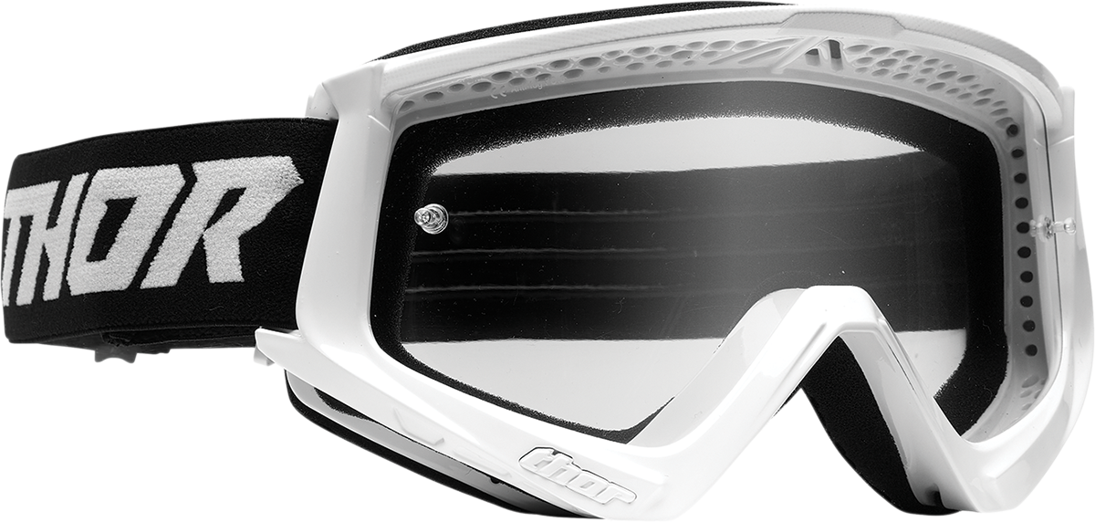 THOR Youth Combat Goggle - Racer - White/Black 2601-3046