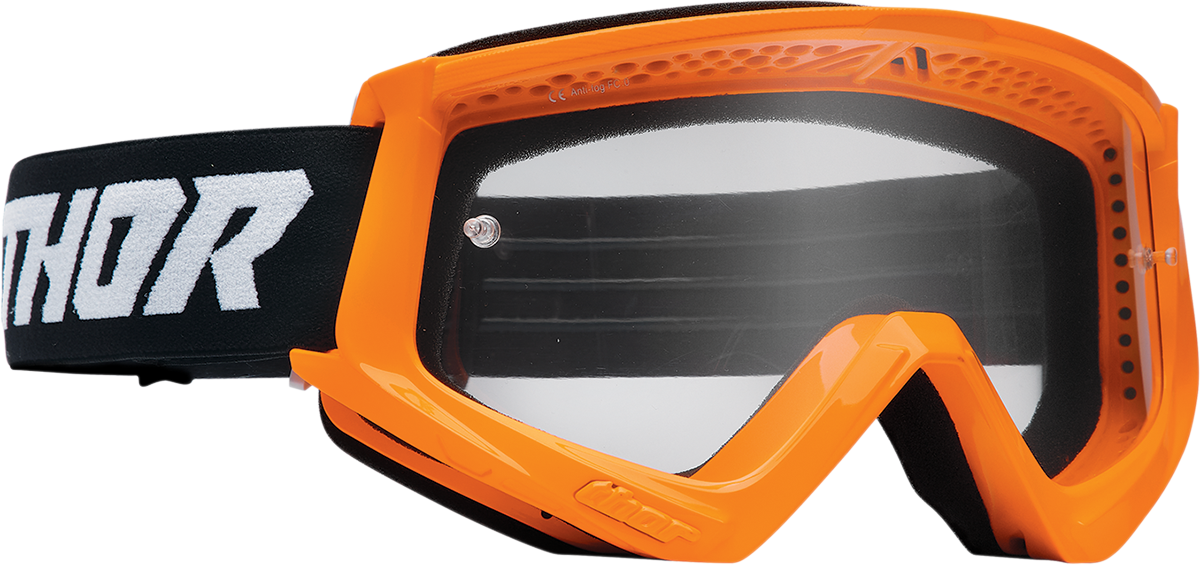 THOR Youth Combat Goggle - Racer - Flo Orange/Black 2601-3049