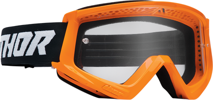 THOR Youth Combat Goggle - Racer - Flo Orange/Black 2601-3049