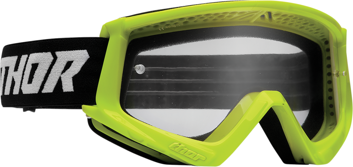 THOR Youth Combat Goggle - Racer - Flo Acid/Black 2601-3050