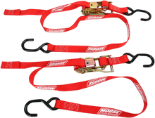 MOOSE OFFROAD Ratchet Tie-Down - 1" - Red 3920-0298