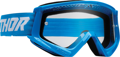 THOR Youth Combat Goggle - Racer - Blue/White 2601-3052