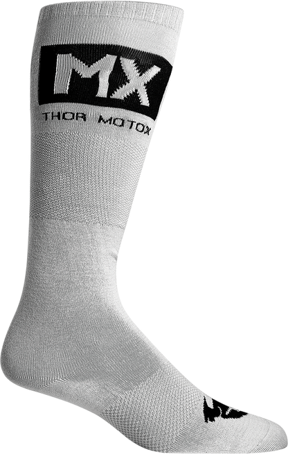 THOR MX Cool Socks - Gray/Black - Size 6-9 3431-0667