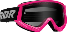 THOR Combat Sand Goggle - Racer - Flo Pink/Gray - Smoke Lens 2601-2698