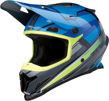 Z1R Rise Helmet - MC - Blue/Hi-Viz - 4XL 0110-7199