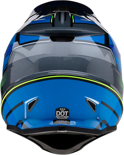 Z1R Rise Helmet - MC - Blue/Hi-Viz - 4XL 0110-7199