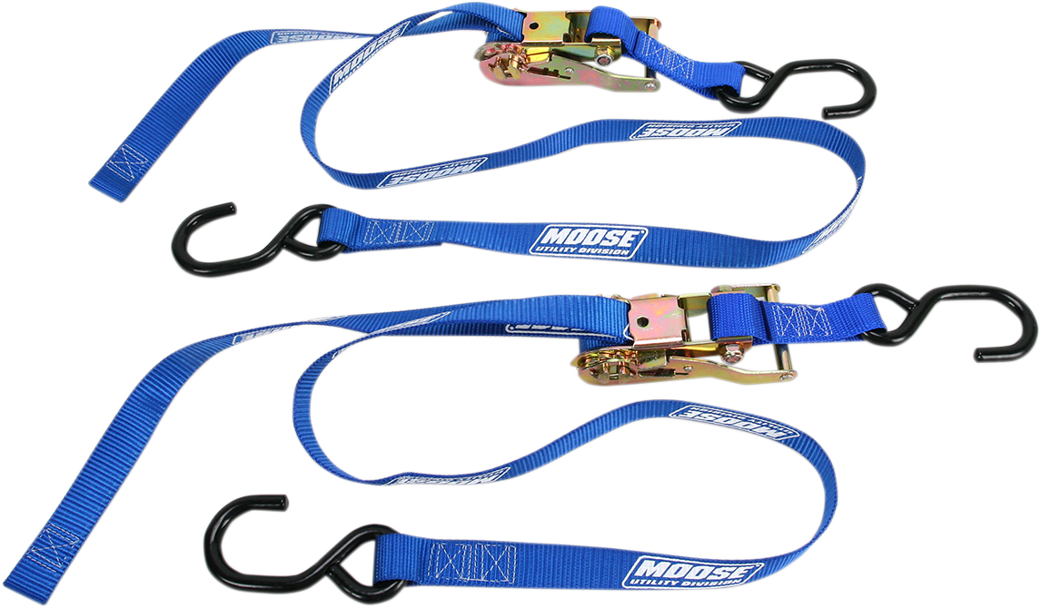 MOOSE OFFROAD Ratchet Tie-Down - 1" - Blue 3920-0299