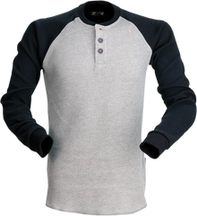 Z1R Waffle Long-Sleeve Shirt - Gray - XL 2840-0152