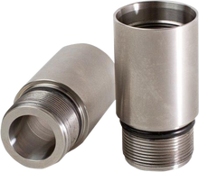 CYCLE VISIONS Fork Tube Extensions - 39 mm - Extends +2" - Chrome CV7139
